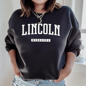 Lincoln Sweatshirt | Lincoln Nebraska Crewneck Sweatshirt