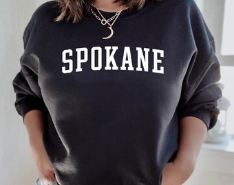 Sudadera Spokane / Sudadera clásica de cuello redondo Spokane Washington