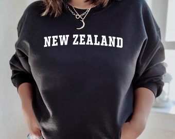 Sudadera de Nueva Zelanda / Sudadera clásica de cuello redondo de Nueva Zelanda