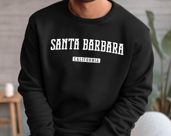 Santa Barbara Sweatshirt | Santa Barbara California Crewneck Sweatshirt
