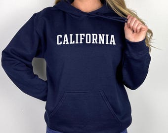 Sudadera con capucha de California / Sudadera con capucha clásica de California / Sudadera con capucha unisex de California