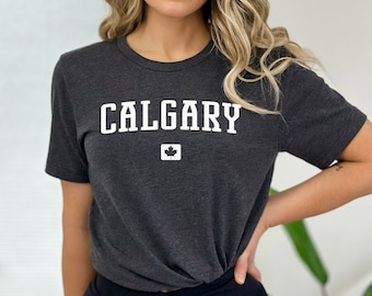 Calgary Shirt | Calgary Kanada T-Shirt | Männer Frauen Erwachsene Unisex Calgary Tee