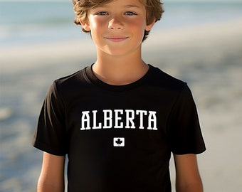 Alberta Kids Shirt | Alberta Canada Youth T-Shirt | Alberta Teen Tee