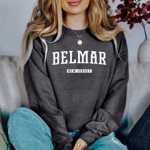 Belmar Sweatshirt | Belmar New Jersey Crewneck Sweatshirt | New Jersey Shore