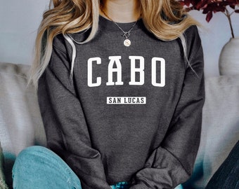 Cabo San Lucas Pullover | Cabo San Lucas Sweatshirt mit Rundhalsausschnitt | Cabo Urlaub