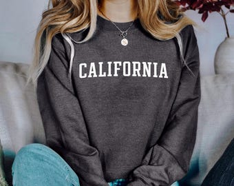 Sudadera California / Sudadera clásica de cuello redondo de California