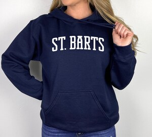 Sweat à Capuche St Barth Rétro Avec Tortue De Mer - Cadeau Souvenir Des Caraïbes Pour Hommes Et Femmes