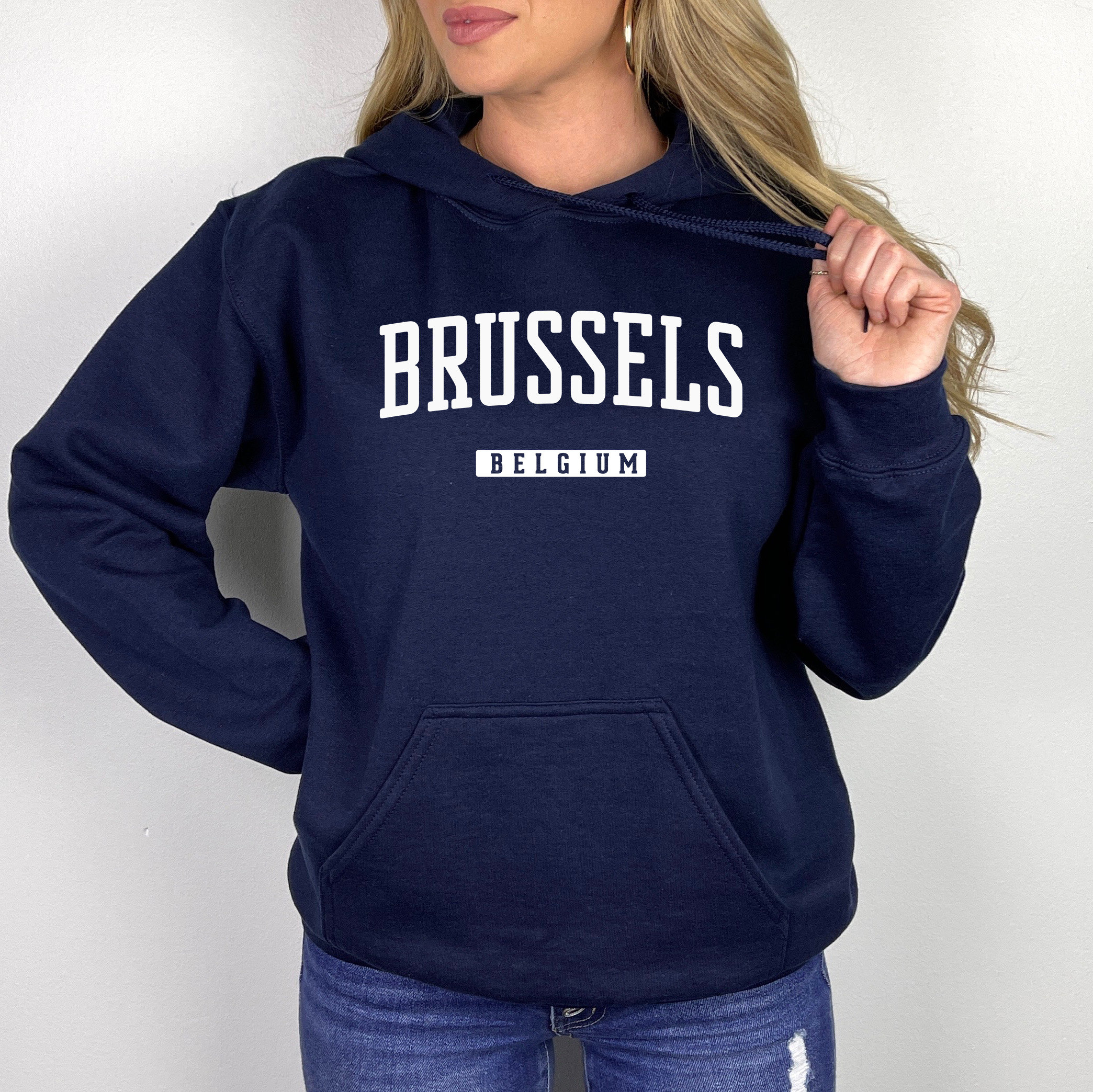 Brussels Hoodie | Brussels Belgium Pullover Hoodie - Etsy