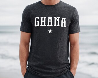 Ghana-shirt | T-shirt Ghana | T-shirt Ghana | Accra, West-Afrika, Goudkust