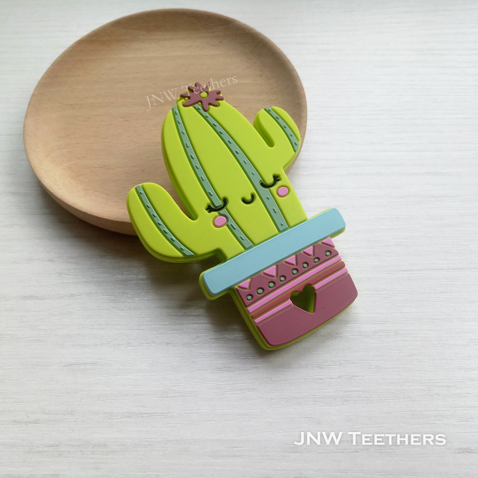 cactus silicone teether