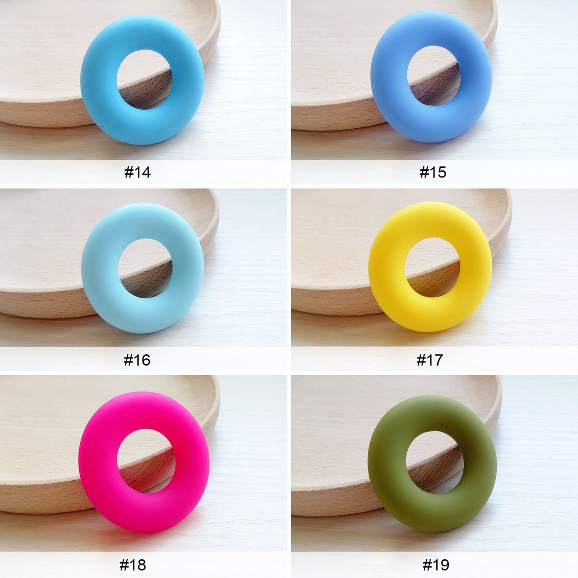 1/5/10/20/50/100pcs Silicone Donut Rings Wholesale Donut Etsy