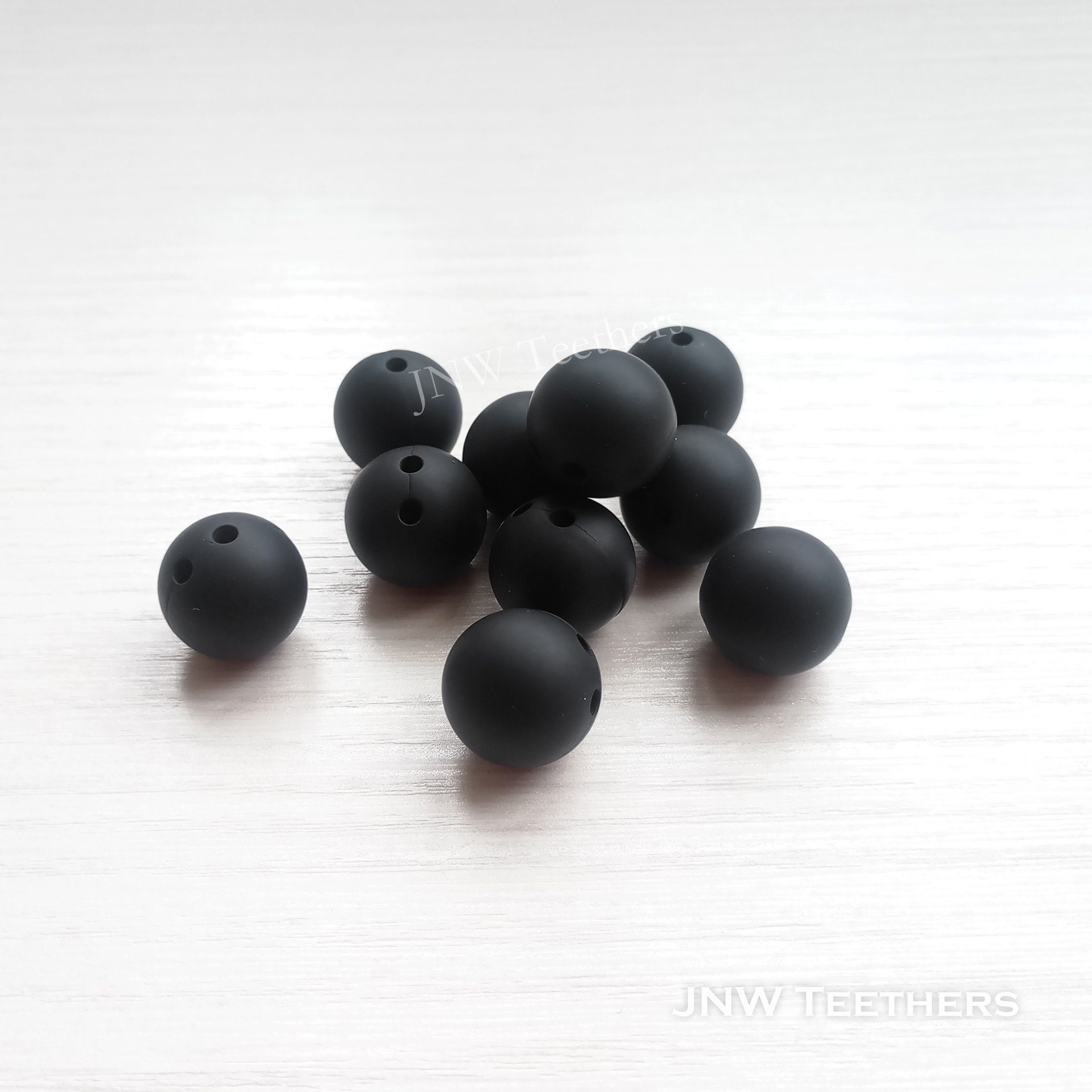 Silicone round 5 or 10 beads 15mm set silicone loose beads food grade silicone perl balls