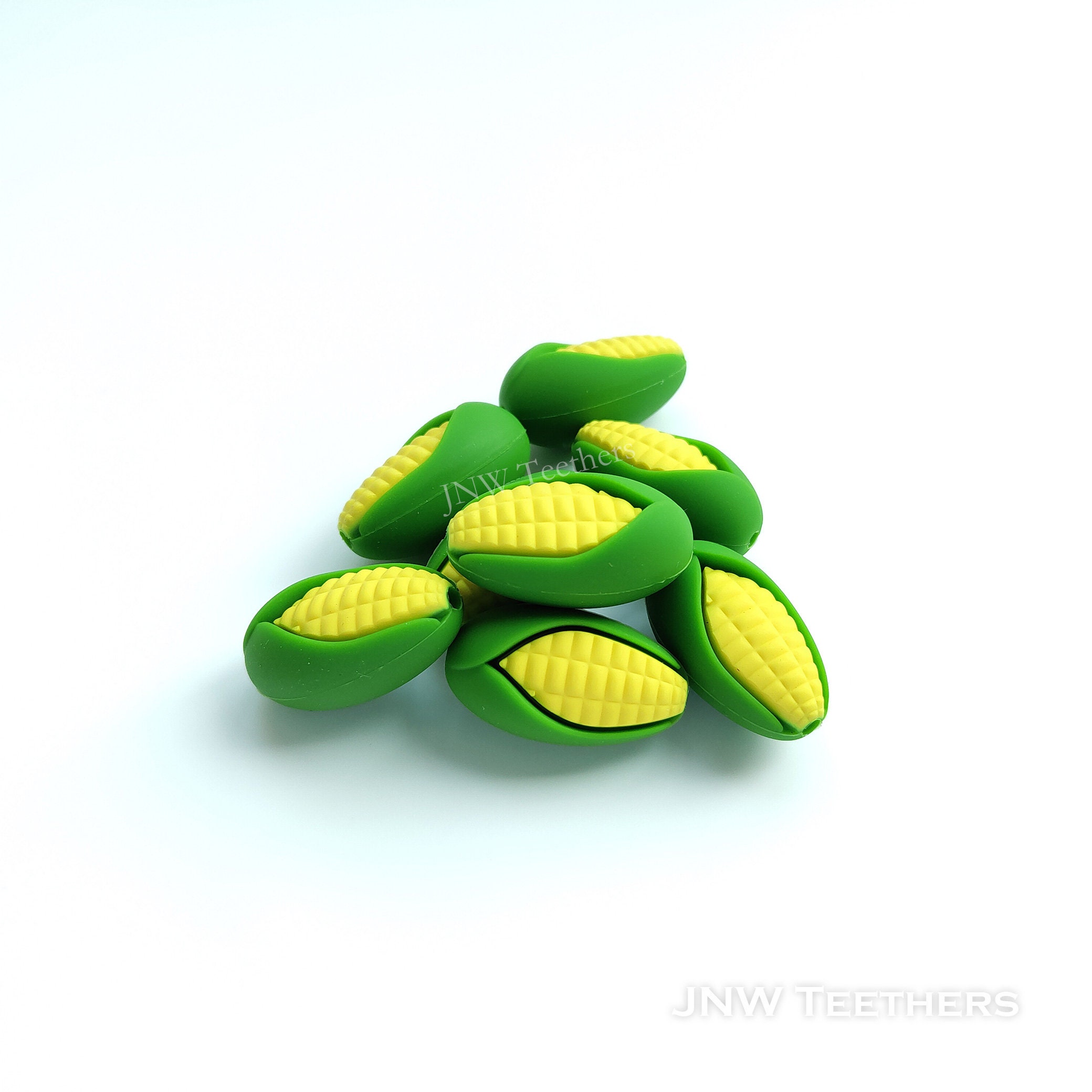 BPA Free Silicone Sweet Corn Beads Corn Silicone Beads Motif Etsy