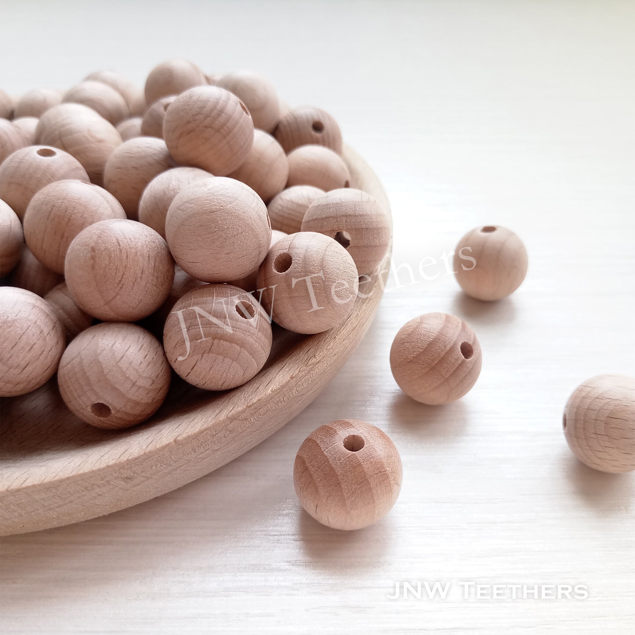 10 100 Natural Premium Wooden Balls without Lacquered Etsy