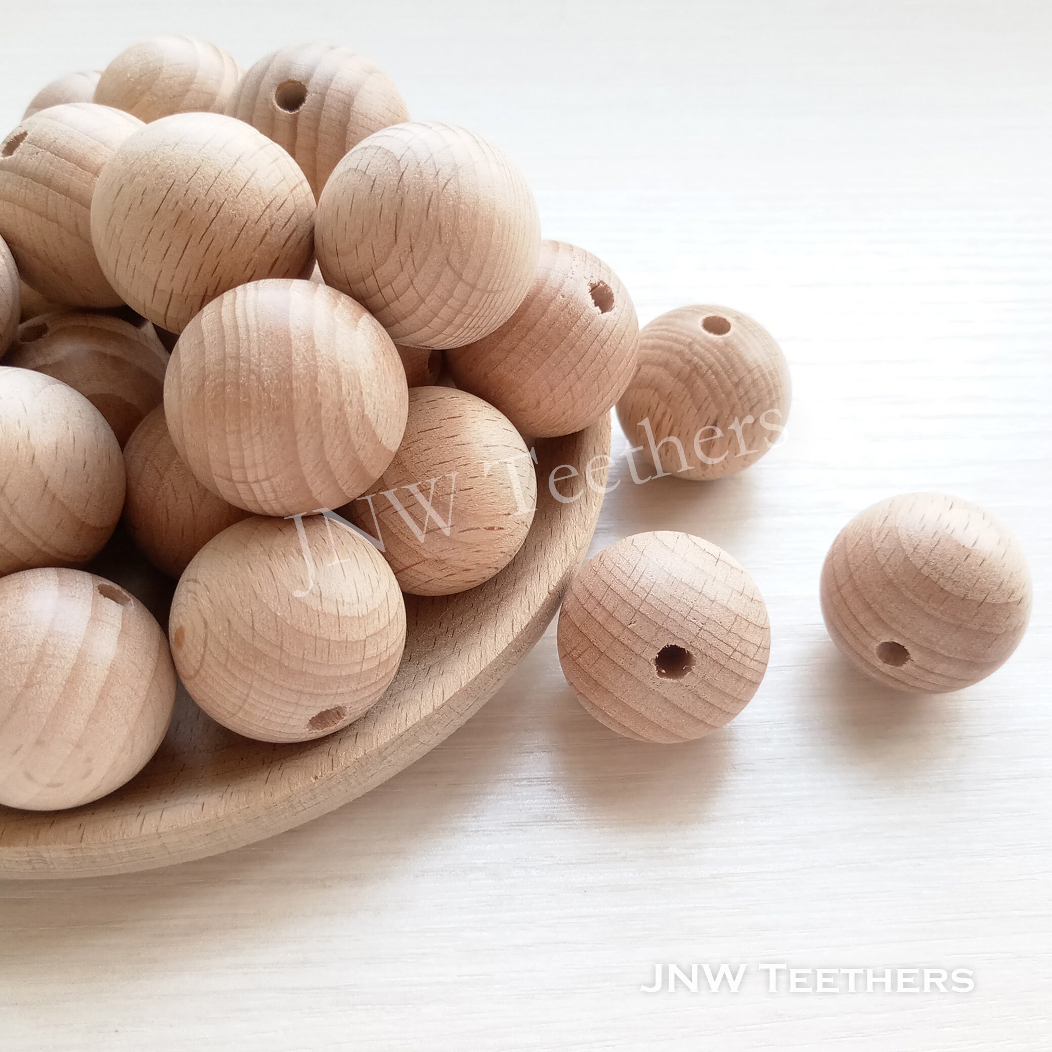 10 100 Natural Premium Wooden Balls without Lacquered Etsy