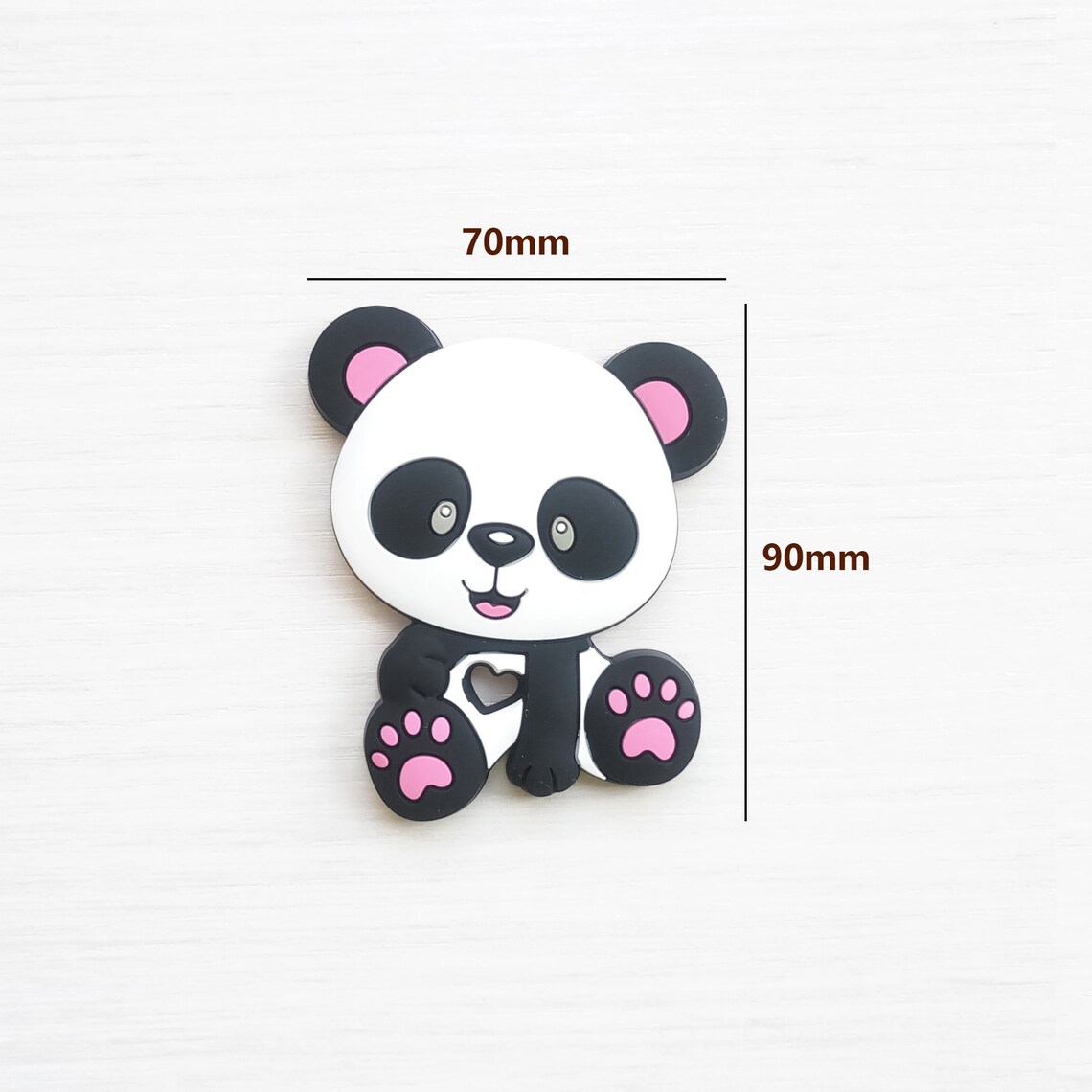 panda bear fruit teether set