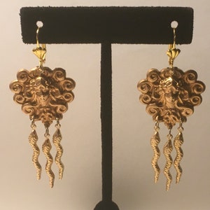 Small MEDUSA in gold OR silver- choose your color