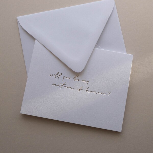 Matron of Honor Proposal - Etsy