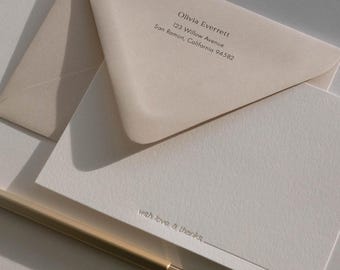 Add-On: Printed Return Address on Envelopes