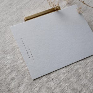 Merci du fond du coeur |  Feuille pressée |  Minimal