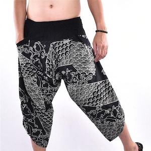 Japan Art Printed nieuwe samoeraibroek, broek, yogabroek, vrije stijl broek, comfortabele broek, uniseks gratis upgrade expresverzending