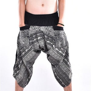 Tiny Elephants Printed Nieuwe Samurai broek, Broek, Yoga broek, Gratis Stijl broek, Comfy broek, Unisex Gratis Upgrade Express Verzending