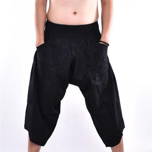 Black New Samurai-broek, broek, yogabroek, freestyle-broek, comfortabele broek, uniseks gratis upgrade-expressverzending