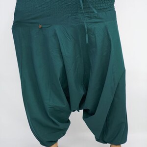 Plus size XL gestreepte bedrukte katoenen baggy broek, Hmong broek, yoga broek, harem broek, hippie broek, unisex gratis upgrade express verzending