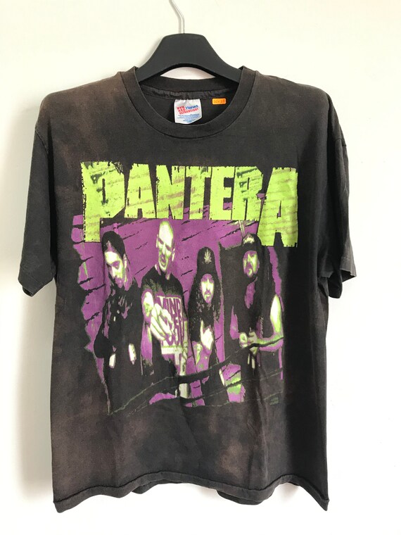 Vintage 1992 Pantera Lineup Band Tshirt Size M