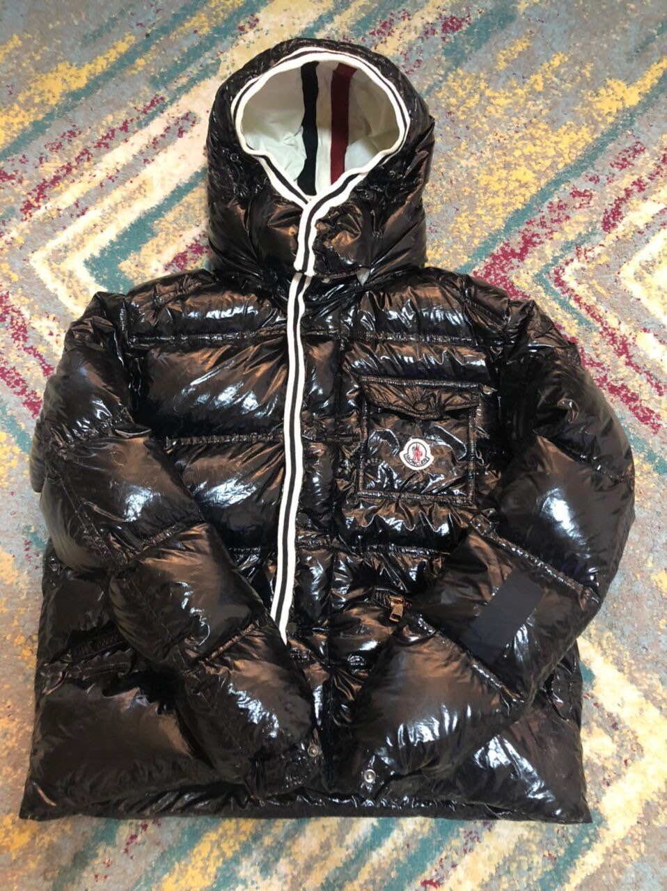 moncler shiny puffer jacket