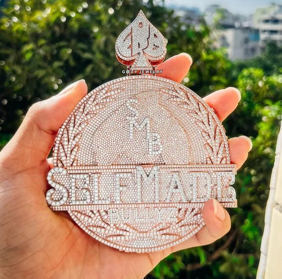 Ciondolo a Forma di Gufo Drake OvO in Argento 925 con Moissanite Free Fire e Diamanti Ghiacciati Personalizzato per Gioielli Hip-Hop da Rapper