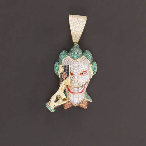 Mens Carton Pendant Diamond Stewie 
