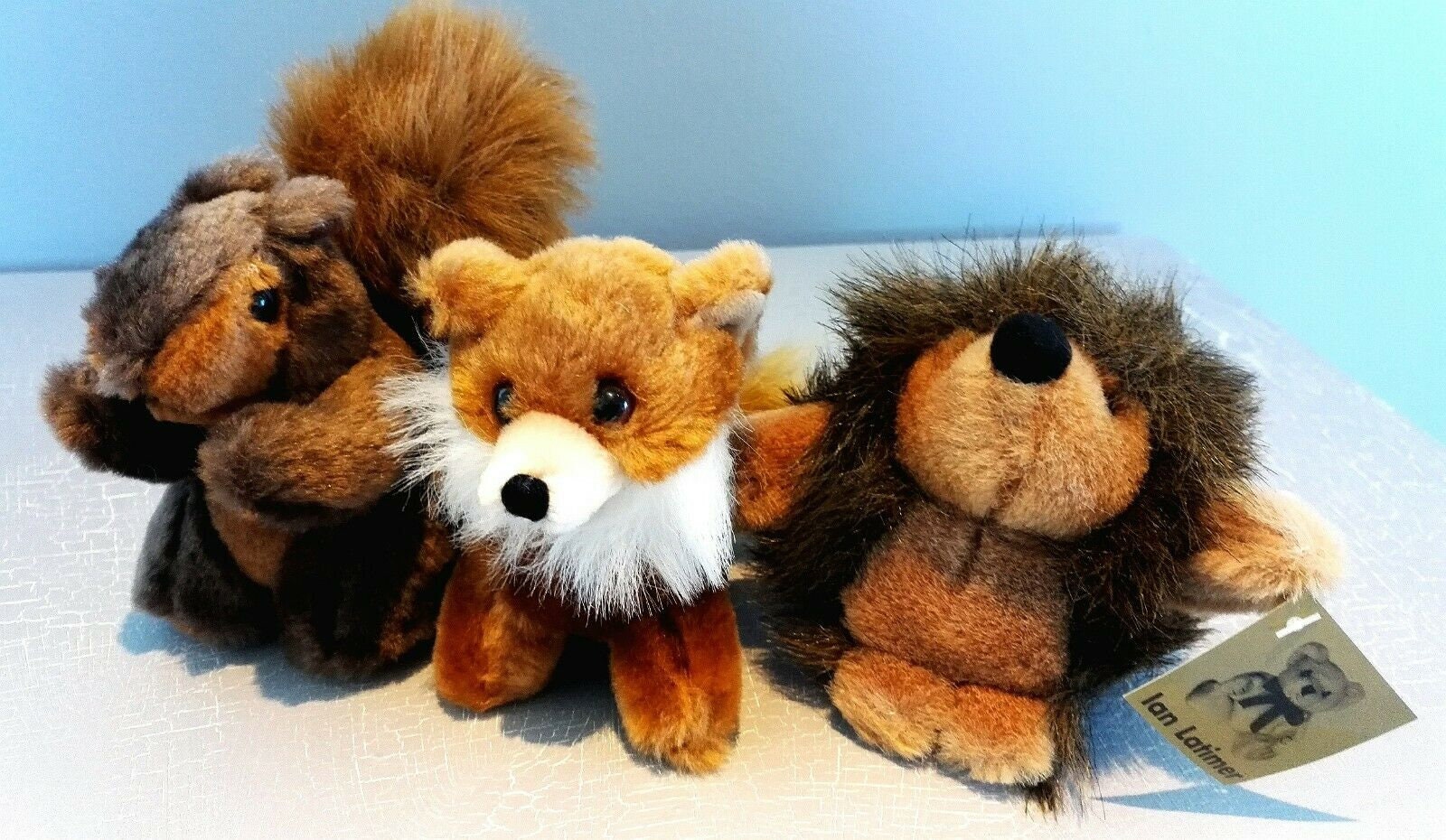 Details about / ***Latimer Of Bewdley Soft Toys Hedgehog 1 of each*** Red Squirrel Fox Cub