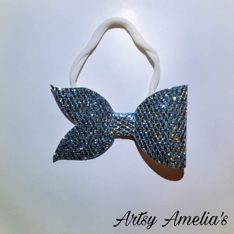 Blue Sparkle Mermaid Headband