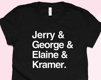 Seinfeld Cast Shirt Jerry Elaine George Kramer