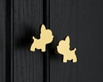 Cute Dog Knobs,Dog Kitchen Cabinet Pulls,Dog Pulls,Cute Dog Knobs,Kids Dresser Knob,Animal Door Pulls,Nursery Knob,Children Drawer Knobs