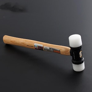 Nylon Head Rubber Mallet: Woodworking, Jewelry, Leather Craft Tool