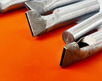 4mm Leather Hole Punch Tool: Rectangular Flat Mouth, DIY Craft No Polishing