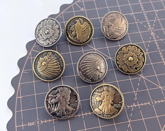 Ambachtelijk leren accessoire - decoratieve gesp in Indiase stijl
