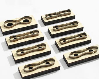 No. 5 Zipper Pull Leather Cutting/Punch Die Cut Mold, Handmade Cutters : DIY Leather Crafts
