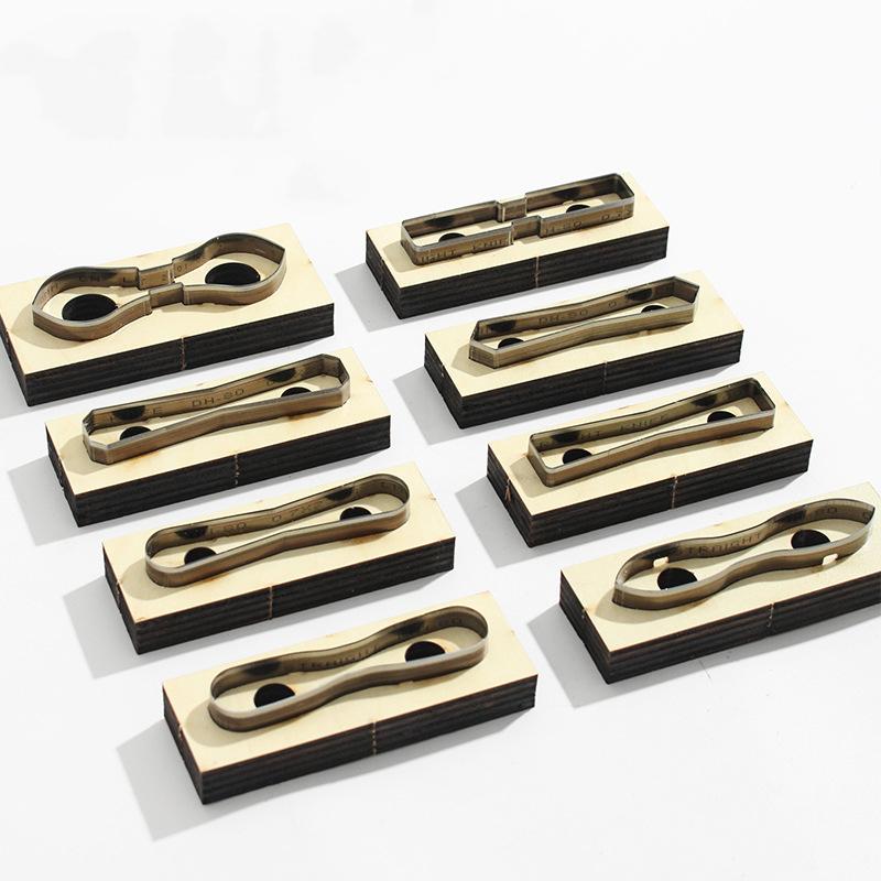 8Pcs Moule De Découpe Du Cuir En Forme De Larme Ensemble De