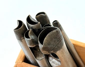 Leather Hole Punch Tool Set: Moon, Triangle, Bending Shapes, No Polishing