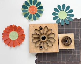 Sunflower Leather Cutting/Punch Die Cut Mold, Handmade Cutters Set : Keychain Pendant Crafts