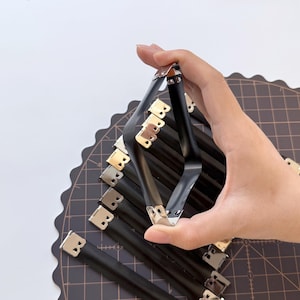 2/10 Stück Metall Geldbörse Rahmen Flex Interne Geldbörse Rahmenlänge