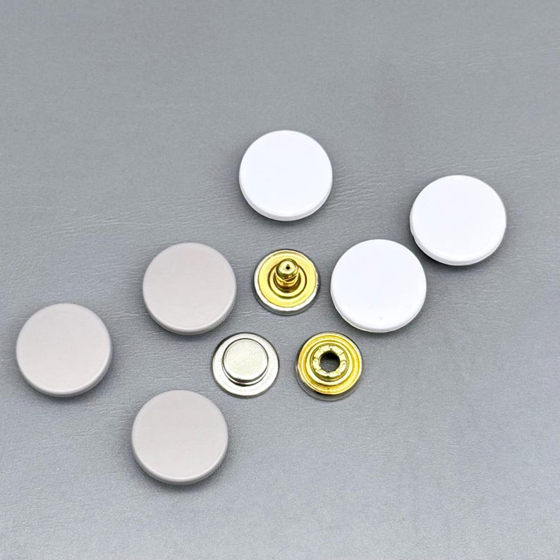 10 Sets - Colorful Snap Button Fasteners: Leather Purse Hardware - Etsy