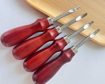 Leather Edge Trimmer: Hand Chamfering Tool for Hard Leather