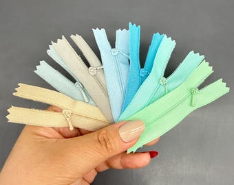 7/10cm Doll Sized Mini Zipper Doll Sewing Craft Doll Clothes Making Sewing Supply - #0 Closed End Zipper