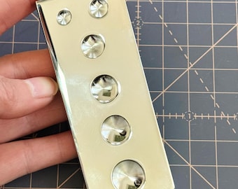 Leather Rivet Setter Tool Stainless Steel Rivet Snap Button Installation Base Setting Eyelets for Home Handmade DIY Tools