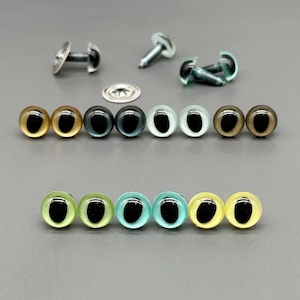 Colorful Cat Safety Eyes-Amigurumi Dolls, Stuffed Animals  Craft Eyes for Dolls