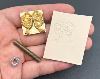 Bow Style Hot Stamping Brass Die for Vegetable Tanned Leather